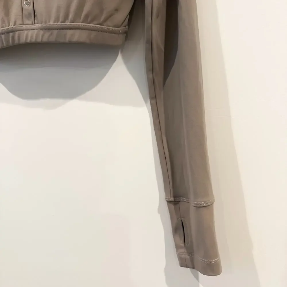 Agent84 Kona Long Sleeve Henley Crop Buttersoft in Clay Sz. S/M - Picture 3 of 5
